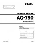 Сервисная инструкция Teac AG-790