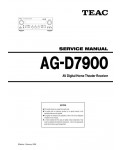 Сервисная инструкция Teac AG-D7900