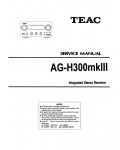Сервисная инструкция Teac AG-H300MK3