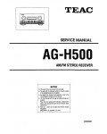 Сервисная инструкция Teac AG-H500