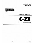 Сервисная инструкция TEAC C-2X