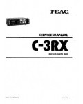 Сервисная инструкция Teac C-3RX