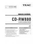 Сервисная инструкция Teac CD-RW880