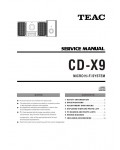 Сервисная инструкция Teac CD-X9