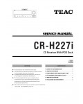 Сервисная инструкция Teac CR-H227I