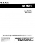 Сервисная инструкция Teac CT-M201