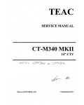 Сервисная инструкция Teac CT-M340MKII
