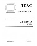 Сервисная инструкция Teac CT-M3415