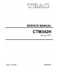 Сервисная инструкция Teac CT-M342H
