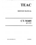 Сервисная инструкция Teac CT-M485