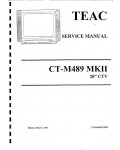 Сервисная инструкция Teac CT-M489MK2