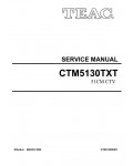Сервисная инструкция Teac CT-M5130TXT
