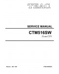 Сервисная инструкция Teac CT-M516SW