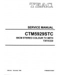 Сервисная инструкция Teac CT-M5929STC