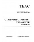 Сервисная инструкция Teac CT-M596, CTM686ST, CTM686STR