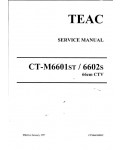 Сервисная инструкция Teac CT-M6601