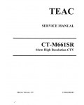 Сервисная инструкция Teac CT-M661SR