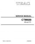 Сервисная инструкция Teac CT-M689