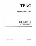 Сервисная инструкция Teac CT-M741S