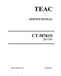 Сервисная инструкция Teac CT-M761S