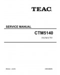 Сервисная инструкция Teac CTM5140