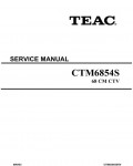 Сервисная инструкция Teac CTM6854S
