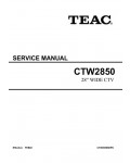 Сервисная инструкция Teac CTW2850