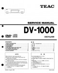 Сервисная инструкция Teac DV-1000