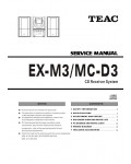 Сервисная инструкция Teac EX-M3, MC-D3
