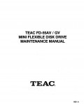 Сервисная инструкция Teac FD-55AV, GV