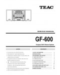 Сервисная инструкция Teac GF-600