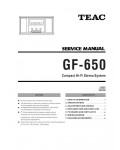 Сервисная инструкция Teac GF-650