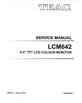 Сервисная инструкция Teac LCM642