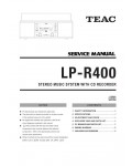 Сервисная инструкция Teac LP-R400
