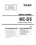 Сервисная инструкция Teac MC-D5