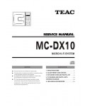 Сервисная инструкция Teac MC-DX10