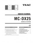 Сервисная инструкция Teac MC-DX25
