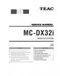Сервисная инструкция Teac MC-DX32I