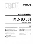 Сервисная инструкция Teac MC-DX50I