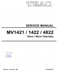 Сервисная инструкция Teac MV-1421, MV-1422, MV-4822