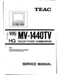Сервисная инструкция Teac MV-1440TV