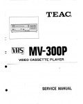 Сервисная инструкция Teac MV-300P