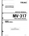 Сервисная инструкция Teac MV-317