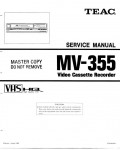 Сервисная инструкция Teac MV-355
