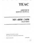 Сервисная инструкция Teac MV-4850, MV-3450