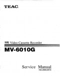 Сервисная инструкция Teac MV-6010G