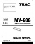 Сервисная инструкция Teac MV-606