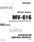 Сервисная инструкция Teac MV-616