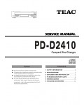 Сервисная инструкция Teac PD-D2410