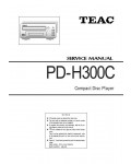Сервисная инструкция Teac PD-H300C